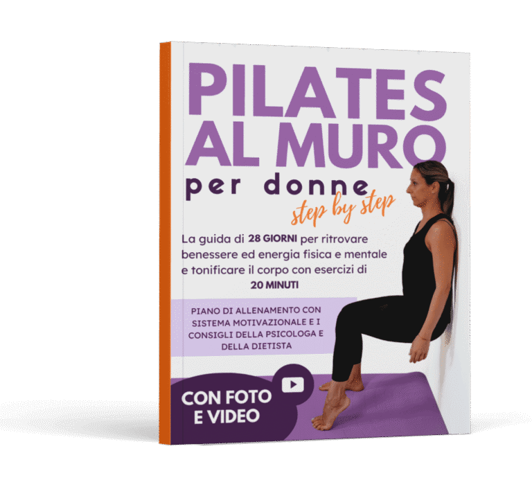 Cerchi un modo efficace per ritrovare benessere ed energia fisica e mentale, tonificare il corpo e iniziare a vederti in modo nuovo?

Sei stanca di iniziare ad allenarti per poi mollare tutto poco dopo?

"Pilates al Muro per Donne Step-by-Step" è la soluzione che stavi cercando!

Questo libro contiene un PROGRAMMA DI ALLENAMENTO di 28 giorni con esercizi di livello base e avanzato. Ogni sessione consiste in una routine semplice ed efficace di soli 20 minuti, ideale per adattarsi alla tua giornata senza rinunce.

Ogni sessione è accompagnata da video dimostrativi e foto reali, realizzati personalmente dall’istruttrice certificata di Pilates Elisa Pizza, così saprai esattamente come eseguire ogni movimento in modo corretto e in totale sicurezza.
Sai cosa rende questo libro unico?

⭐ IL NOSTRO SISTEMA MOTIVAZIONALE che ti seguirà passo dopo passo OGNI GIORNO per 28 giorni. Riceverai direttamente sul tuo smartphone un messaggio automatico di incoraggiamento e la routine di allenamento del giorno. Finalmente sarà più facile RESTARE MOTIVATA E COSTANTE, così potrai raggiungere i tuoi obiettivi.

E in più:
🎁IL DIARIO DI ALLENAMENTO E NUTRIZIONE SETTIMANALE STAMPABILE con cui potrai monitorare tutti i tuoi progressi.
🎁LA GUIDA “COME DIMAGRIRE CON LA PSICOLOGIA” scritta dalla psicologa Monica Collu.
🎁IL PIANO NUTRIZIONALE DI 14 GIORNI scritto dalla dietista Letizia Ferraro con consigli nutrizionali per nutrire il tuo corpo e iniziare a perdere peso con suggerimenti approvati da una professionista.
🎁RICETTE DEL PIANO NUTRIZIONALE con i consigli della dietista per aiutarti a seguire il Piano Nutrizionale con facilità e gusto.

Scopri i benefici del Pilates al muro:

✅Migliora la postura e l'equilibrio, aiutandoti a mantenere una colonna vertebrale sana.
✅Aumenta la flessibilità e la mobilità articolare.
✅Tonifica i muscoli senza aumentare eccessivamente la massa, per un corpo snello e definito.
✅Riduce lo stress e promuove il benessere mentale attraverso esercizi di respirazione e concentrazione.
"Pilates al Muro per Donne Step-by-Step" ti offre un supporto costante e interattivo per eseguire gli esercizi e costruire una nuova routine di benessere psicofisico, ottenendo una vera trasformazione che durerà a lungo nel tempo.

Non aspettare oltre: inizia oggi stesso il tuo percorso verso una vita più sana e felice! CLICCA SUL PULSANTE " ACQUISTA ORA " e prendi la tua copia oggi stesso