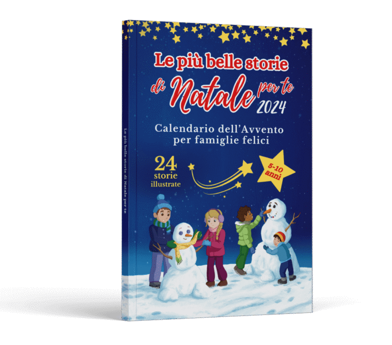 ⭐ 24 STORIE DI NATALE CON MERAVIGLIOSE ILLUSTRAZIONI A COLORI REALIZZATE A MANO DALL’ARTISTA SILVIA RAPALINO.

⭐ CON SORPRESE EXTRA: DISEGNI DA COLORARE PER TUTTE LE ETA’ E UN GIOCO NATALIZIO

Le più belle storie di Natale per te: calendario dell’avvento per famiglie felici è un libro speciale pensato per rendere l’attesa del Natale ancora più magica e divertente per i bambini dai 5 ai 10 anni.

Immagina di trasformare ogni giorno di dicembre in un’avventura da vivere insieme alla tua famiglia: questo libro è molto più di una semplice raccolta di racconti natalizi. È un calendario dell’avvento che, attraverso le sue 24 storie uniche, vi accompagnerà fino alla notte di Natale, giorno dopo giorno, con la magia delle parole e delle illustrazioni.

Immagina di trasformare ogni giorno di dicembre in un’avventura da vivere insieme alla tua famiglia: questo libro è molto più di una semplice raccolta di racconti natalizi. È un calendario dell’avvento che, attraverso le sue 24 storie uniche, vi accompagnerà fino alla notte di Natale, giorno dopo giorno, con la magia delle parole e delle illustrazioni.
Perché scegliere “Le più belle storie di Natale per te: calendario dell’avvento per famiglie felici”?
🌟 Per le bellissime illustrazioni a colori realizzate a mano da Silvia R. che accompagnano ogni racconto, rendendo la lettura un’esperienza visiva coinvolgente e suggestiva. Queste immagini, realizzate con cura e attenzione, aiutano a catturare l’immaginazione dei bambini e a farli immergere nelle atmosfere incantate del Natale.
🎁 Per le sorprese extra per tutta la famiglia: i piccoli lettori potranno scaricare dei disegni da colorare e troveranno un gioco natalizio speciale da fare insieme a genitori, nonni e fratellini, per vivere momenti di allegria e complicità.
📚 Per avere 24 giorni di gioia e meraviglia: grazie a questo speciale libro l'attesa per il Natale può diventare un'esperienza magica capace di creare ricordi preziosi che dureranno per sempre
🤗 Perchè è adatto a tutti i bambini e a tutte le famiglie: le storie sono adatte a bambini di diverse età, rendendole perfette per le serate in famiglia o per un momento di relax prima di andare a letto
📖 Per i valori positivi e i messaggi educativi: ogni storia trasmette importanti valori come l'amicizia, la generosità e il coraggio, arricchendo l'animo dei giovani lettori

Perfetto come regalo natalizio o per iniziare una nuova tradizione di famiglia, "Storie di Natale per Te" è un libro che farà brillare gli occhi dei tuoi bambini e scalderà i cuori di tutti.
Dalle avventure con renne ed elfi alle scoperte nel villaggio di Babbo Natale, ogni giorno riserva una sorpresa magica che stimolerà l'immaginazione dei tuoi piccoli e li farà sognare ad occhi aperti.
💖Clicca su “Acquista Ora” e preparati a regalare ai bambini che ami 24 giorni di gioia, meraviglia e magia senza fine!